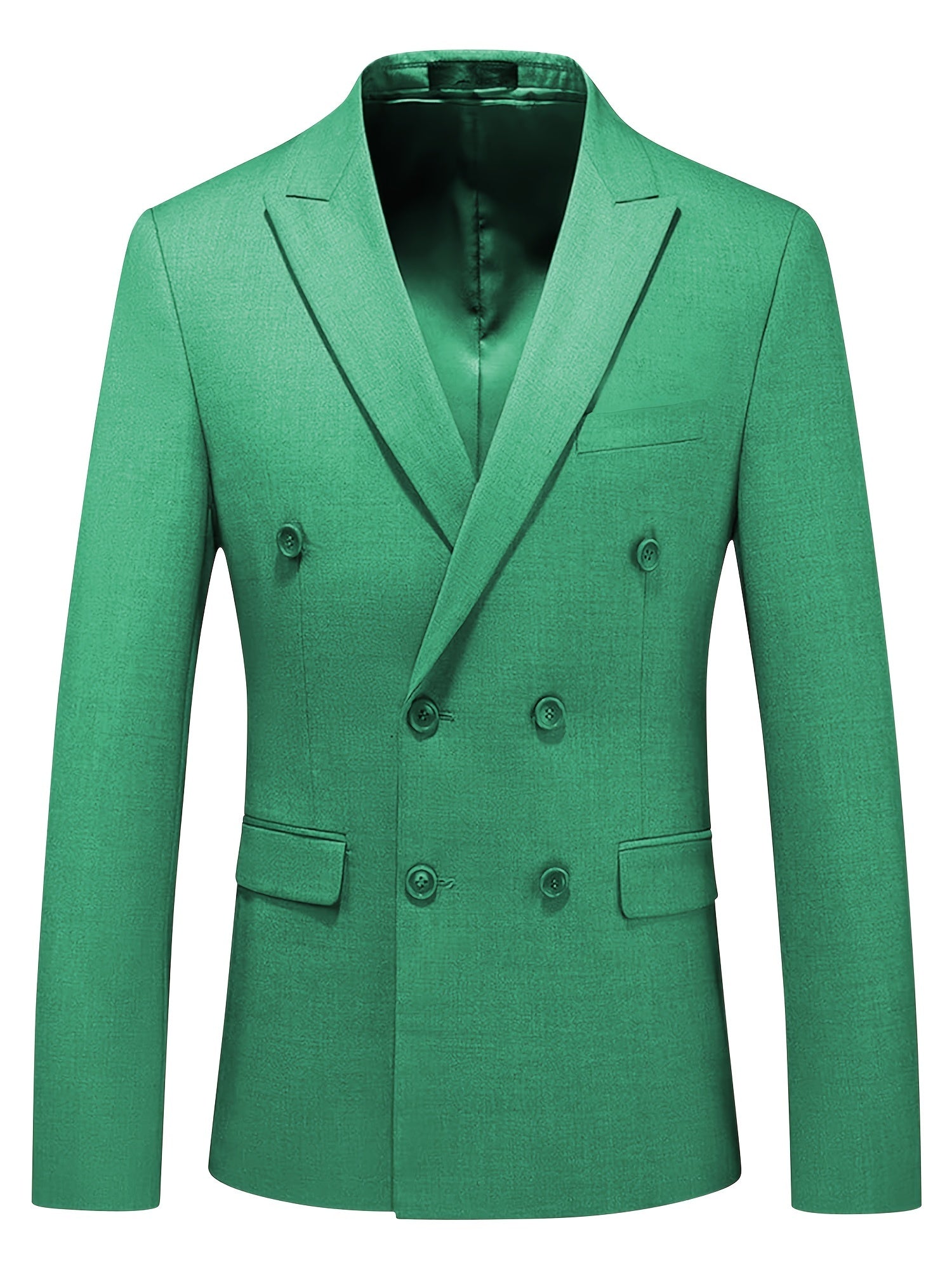 Riolio Men's 2 Piece Slim Fit Suit Set One Button Solid Blazer Jacket Pants Business Wedding Party Tuxedo Set