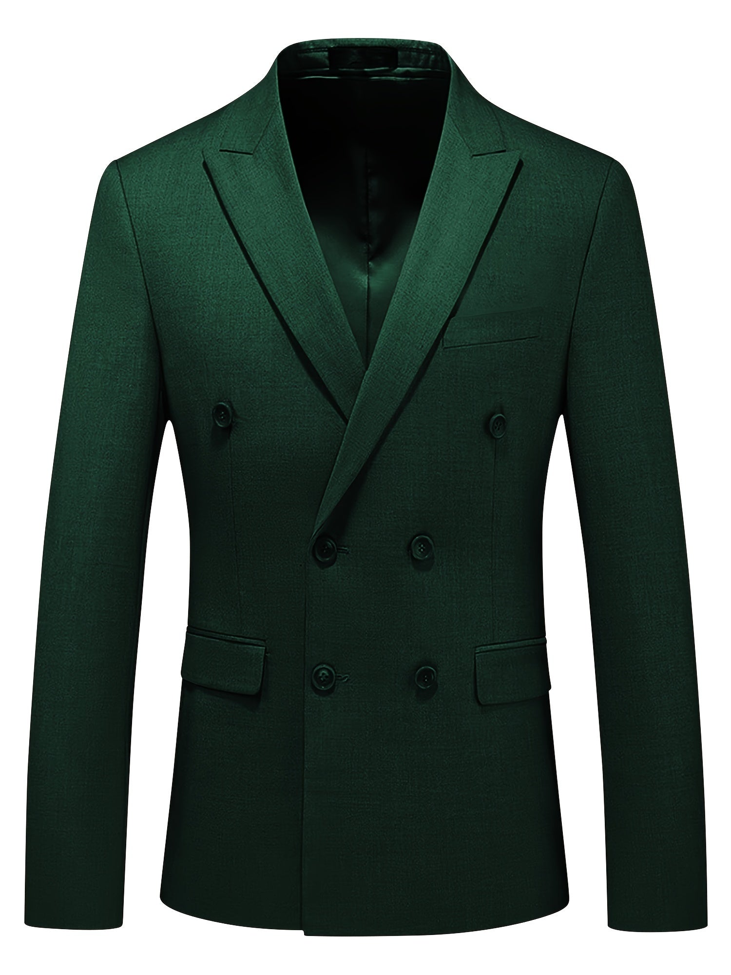 Riolio Men's 2 Piece Slim Fit Suit Set One Button Solid Blazer Jacket Pants Business Wedding Party Tuxedo Set