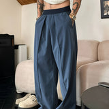 Riolio Men'S Casual Pants with a Relaxed Fit And Elastic Waistband, Featuring Contrasting Colors.
