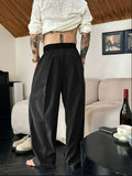 Riolio Men'S Casual Pants with a Relaxed Fit And Elastic Waistband, Featuring Contrasting Colors.
