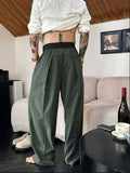 Riolio Men'S Casual Pants with a Relaxed Fit And Elastic Waistband, Featuring Contrasting Colors.