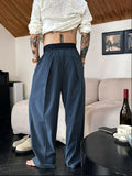 Riolio Men'S Casual Pants with a Relaxed Fit And Elastic Waistband, Featuring Contrasting Colors.