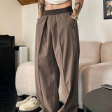 Riolio Men'S Casual Pants with a Relaxed Fit And Elastic Waistband, Featuring Contrasting Colors.
