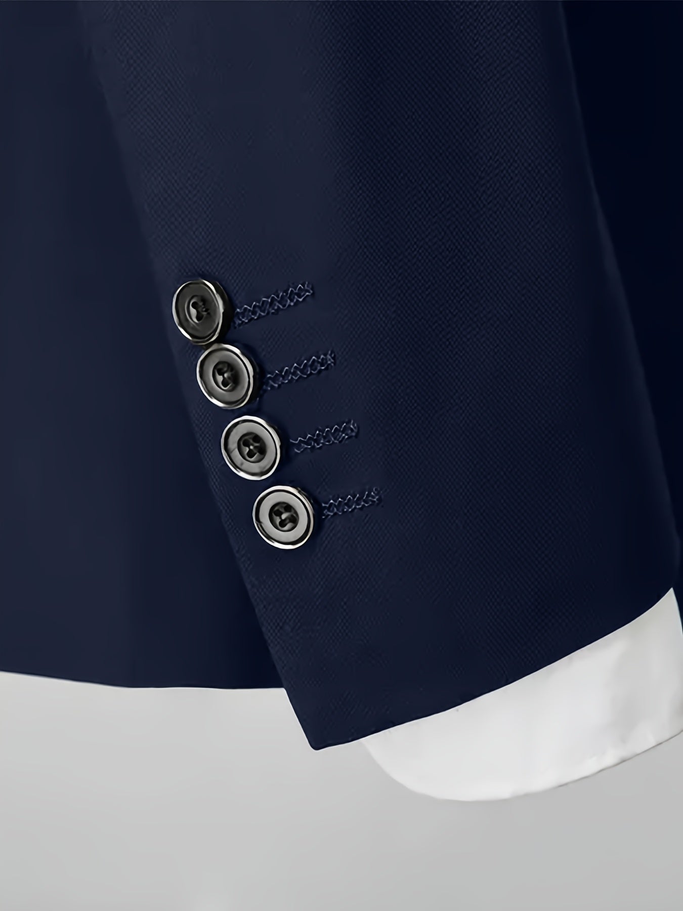 Riolio 2pcs Men's Suit Fashion Set Jacket Suit and Trousers Elegant Business Casual Banquet Party