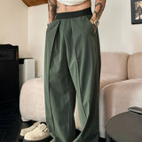 Riolio Men'S Casual Pants with a Relaxed Fit And Elastic Waistband, Featuring Contrasting Colors.