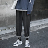 Riolio Wide legs Jeans Men Fashion Retro Solid Color Casual Straight Jean Pants Mens Streetwear Hip Hop Denim Pants Mens Trousers M-3XL