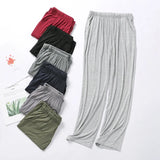 Riolio Winter Male Modal Sleeping Pants Solid Sleep Trousers Mens Pajamas Bottoms Soft Sleepwear Pyjama Homewear Spring Autumn