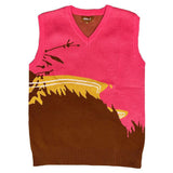 Riolio Luxury Golf Flower Le Fleur Tyler The Creator Men Sweater Vests Knit Casual Sweaters Vest Sleeveless High Drake