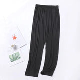 Riolio Winter Male Modal Sleeping Pants Solid Sleep Trousers Mens Pajamas Bottoms Soft Sleepwear Pyjama Homewear Spring Autumn