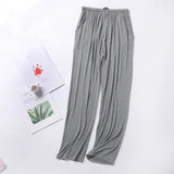 Riolio Winter Male Modal Sleeping Pants Solid Sleep Trousers Mens Pajamas Bottoms Soft Sleepwear Pyjama Homewear Spring Autumn