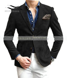 Riolio Flannel Brown Men's suit Fashion Green Jacket Blazer Prom Party Dinner Black Business Coffe Waistcoat Tuxedo  Jacket For Wedding