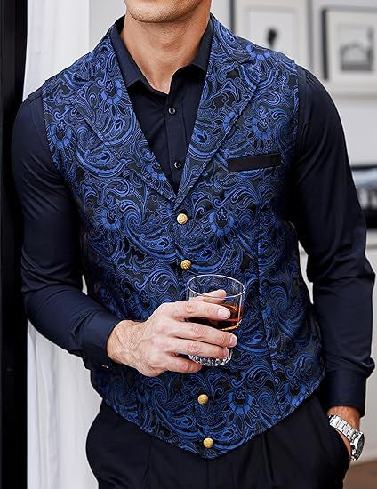 mens outfits 2024 Men's Waistcoat New Medieval Dress Waistcoat Halloween Costume
