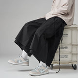 Riolio Mens Harem Joggers Men Cargo Pants Loose Hip Hop Casual Trousers Fashion Men Woman Calf-Length Pants Streetwear