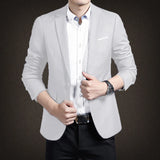 Riolio prom suit New Arrival Luxury Men Blazer New Spring Fashion Brand Slim Fit Men Suit Terno Male Business Jackets Coat