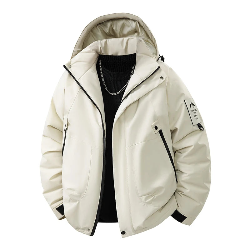 Riolio Autumn Parkas Men's Winter Outdoor Warm Jacket Waterproof Breathable Windproof Graphene Couple's Outdoor New Leisure Clothing