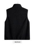 Riolio Outdoor Sleeveless Coats Vests Male Warm Cotton Waistcoat Autumn Jackets Thick Vests Man Classic  Lamb Cashmere Men Fleece Vest