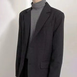 Riolio Mens Suit Casual Versatile Korean Style Jacket  Autumn Business Casual Ins Trend Luxury  Loose Slim Fit Outfit Men’s Clothing