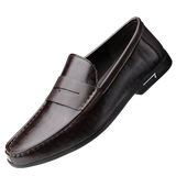 Riolio Genuine Leather Men Shoes Casual Men Loafers Breathable Office Formal Shoes Men Designer Slip on Driving Shoes Plus Size 38-46