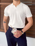 Riolio Summer Men Fashion Polo Shirts Short Sleeve Turn-down Collar Patchwork Casual Polos Mens Clothing Male Tops Pullover Streetwear
