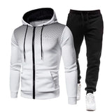 Riolio Mens Tracksuits Men's Clothing Men Sets Hoodie Set Zipper Sweatshirt Casual Sport Sweatpants Man Sweat Suit Set Running