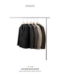 Riolio Simple Button Wooolen Coat Casual Wool Suit Jacket Men's Autumn Winter American High-end Business Casual Thick Wool Suit Top