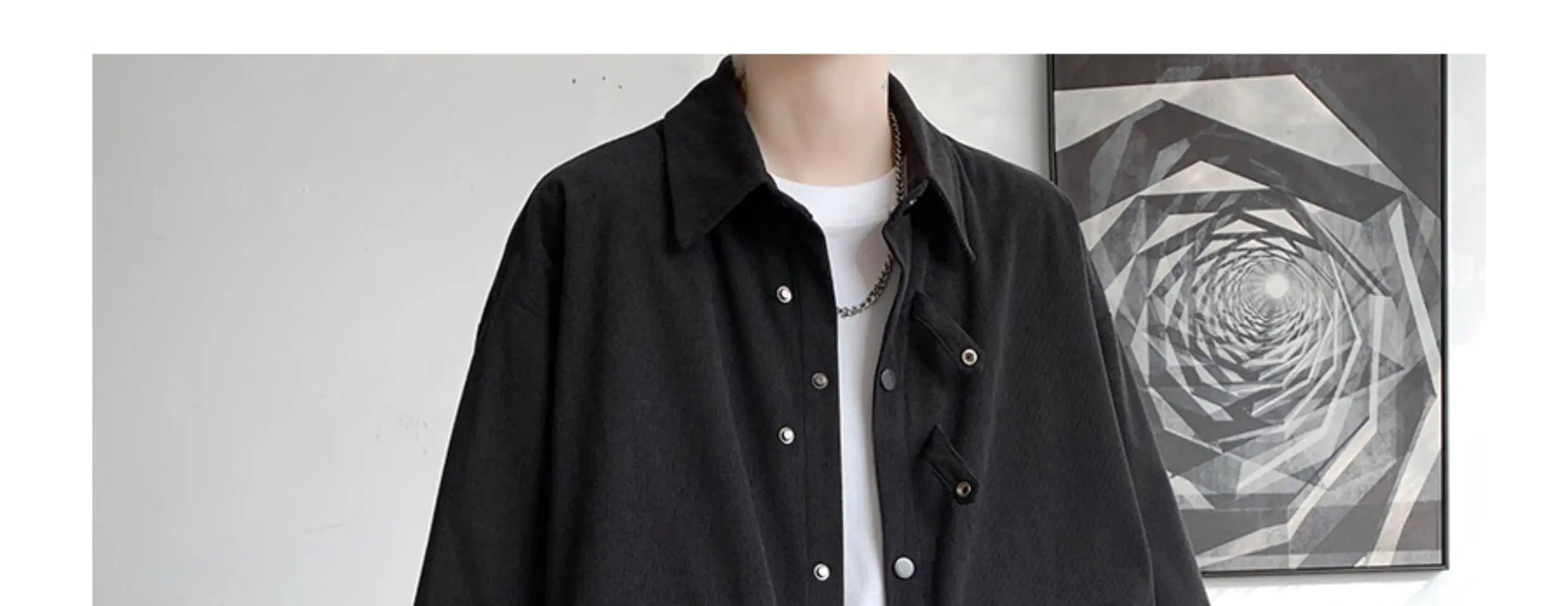 Riolio Corduroy Shirt Men Casual Turn Down Button Long Sleeve Shirts Streetwear Leisure Luxury Clothing Chemise Homme