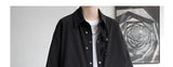 Riolio Corduroy Shirt Men Casual Turn Down Button Long Sleeve Shirts Streetwear Leisure Luxury Clothing Chemise Homme