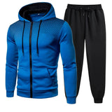 Riolio Mens Tracksuits Men's Clothing Men Sets Hoodie Set Zipper Sweatshirt Casual Sport Sweatpants Man Sweat Suit Set Running