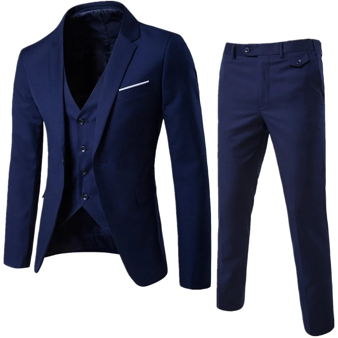 Riolio Men Suits For Wedding Business 2 Pieces Elegant Blazers  Sets Formal Full Ternos Marriage Clothes Pants Jackets Luxury Costume