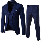 Riolio Men Suits For Wedding Business 2 Pieces Elegant Blazers  Sets Formal Full Ternos Marriage Clothes Pants Jackets Luxury Costume