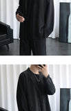 Riolio Male Elegant Casual Blazer Jacket Spring Autumn Versatile Loose Black Casual Jacket American 2025 New High Street Men's Suit