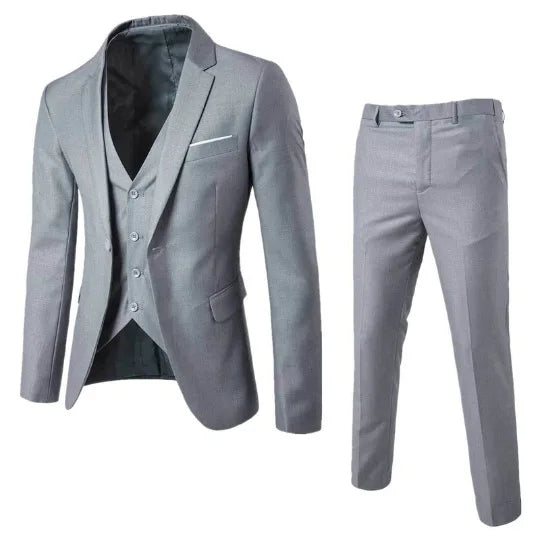 Riolio Men Suits For Wedding Business 2 Pieces Elegant Blazers  Sets Formal Full Ternos Marriage Clothes Pants Jackets Luxury Costume