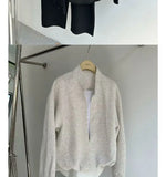 Riolio Korean Casual Sports High-end Suit Autumn Sweatshirt Fake Two-piece Spring Fashion Trend Casual Loose Suit Aesthetic Academy