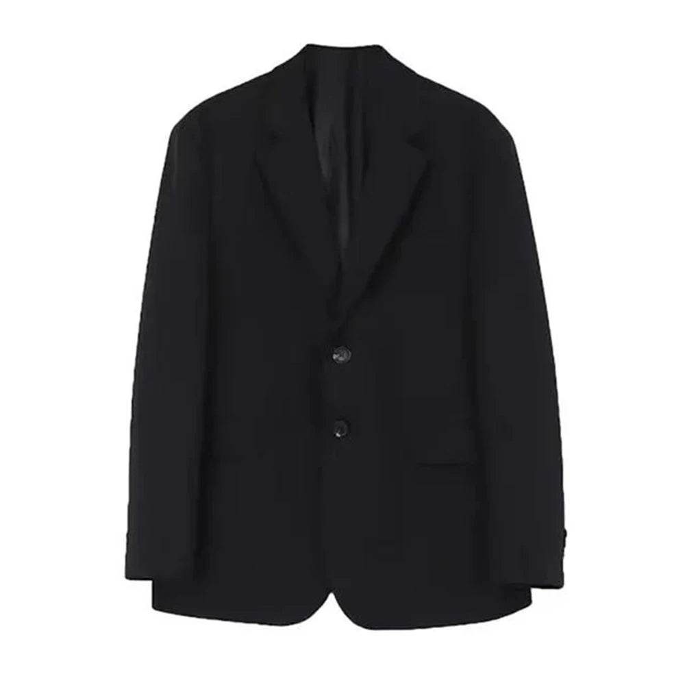 Riolio Mens Suit Casual Versatile Korean Style Jacket  Autumn Business Casual Ins Trend Luxury  Loose Slim Fit Outfit Men’s Clothing