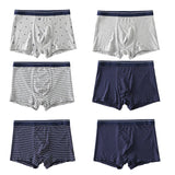 Riolio Men's Star Boxer Shorts Comfortable Striped Underwear Sexy Hombre Dot Panties Male Lingerie Breathable Boxers Shorts