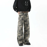 Riolio Summer Outdoor Casual Pants men Camouflage Straight Leg Breathable Comfort Travel Hiking Military Jogger Streetwear man Trousers