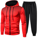 Riolio Mens Tracksuits Men's Clothing Men Sets Hoodie Set Zipper Sweatshirt Casual Sport Sweatpants Man Sweat Suit Set Running