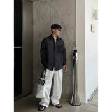 Riolio Summer Cityboy Pants Texture Soft Single Pleated Straight Casual Pants Men's Korean Retro High-end Loose Trousers Aesthetic Wear