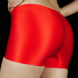 Riolio Mens Glossy Oily boxer shorts Elastic Underwear softThin Panties Breathable Underpants SmoothLingerie elasticity