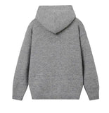 Riolio American-style autumn/winter streetwear unisex trendy hooded knit sweaters for couples with loose-fit retro Harajuku casual tops