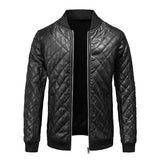 Riolio Mens Biker Clothes Slim Fit Casual Leather Jackets Trendy Mens Jackets Fashion Brand Vintage Leather Coats Men's Motorcycle Coat