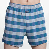 Riolio Men's 100% Cotton Boxer Shorts Foreskin Underwear High Waist Big Underpants Casual Plaid Plus Size Aro Alo Allo Pants M-3XL