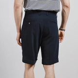 Riolio New Men Summer Slim-fit British Style Suit Shorts Light Luxury Business Straight-leg Shorts Leisure Button-down Half-pants M-3XL