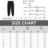 Riolio Men's Sweatpants Spring Autumn Fleece Pants Sport Long Pants Casual Drawstring Pockets Trousers Oversize Sweatpants For Men
