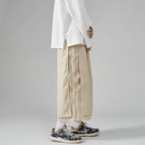 Riolio Mens Harem Joggers Men Cargo Pants Loose Hip Hop Casual Trousers Fashion Men Woman Calf-Length Pants Streetwear