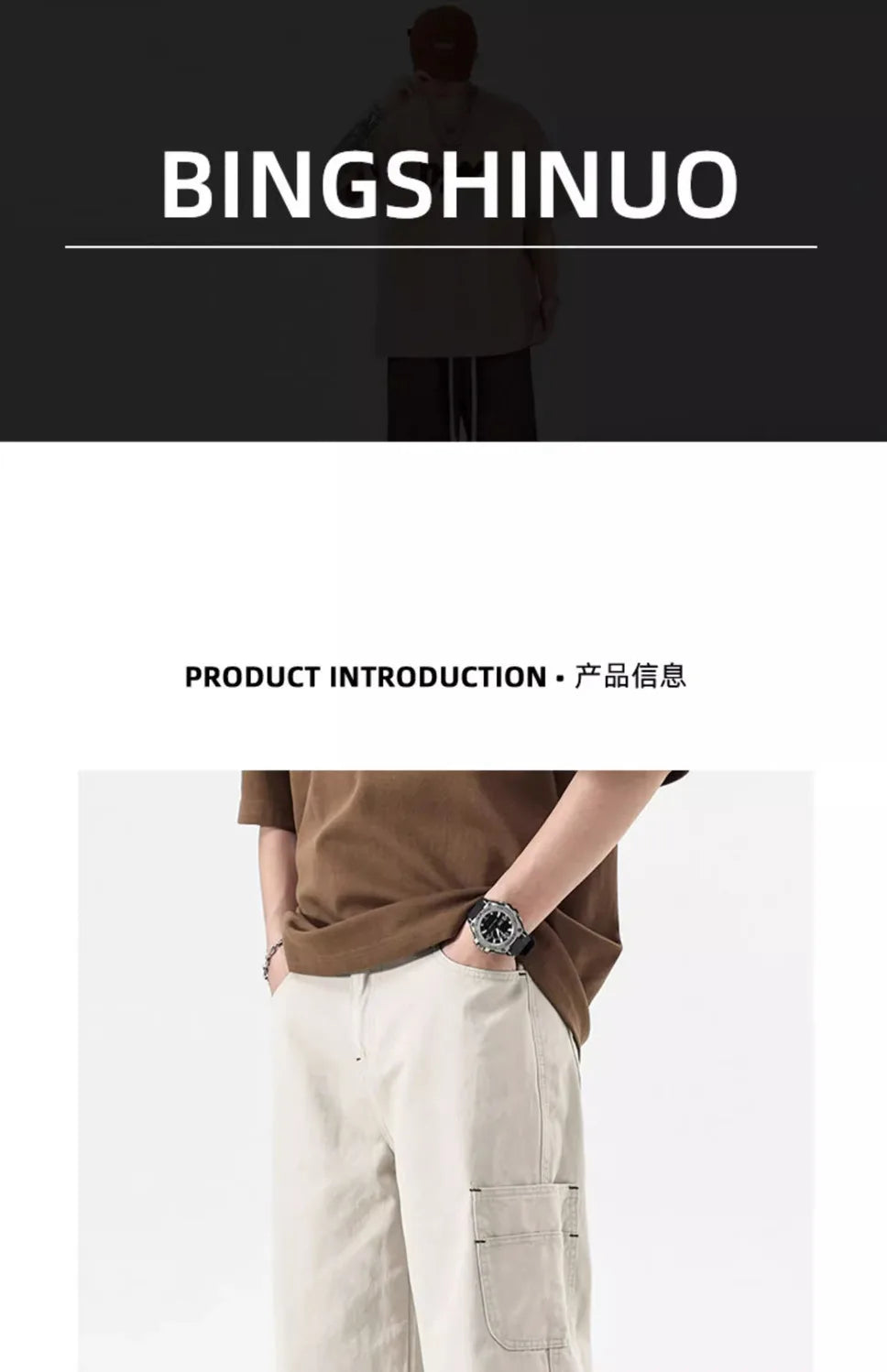 Riolio American High Street Work Pants Spring Autumn New Men's Trousers Straight Japanese Fashion Trend Retro Casual Work Pants Chic