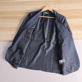 Riolio  Silk Casual Single-Breasted Men's Suit Jaet Breathable Two-Button Spring Faion Ci Sle Thin Spring Season