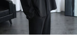 Riolio Male Elegant Casual Blazer Jacket Spring Autumn Versatile Loose Black Casual Jacket American 2025 New High Street Men's Suit