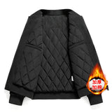 Riolio Men's Jacket Outdoors New Spring Autumn Baseball Jacket Cotton Thickened Warm Men's Jacket Casual Trendy Jacket Quality Blazer
