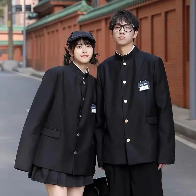 Riolio Japanese Style School Uniform Dk Blazers Men's Western-style Suit Streetwear High Coolness Fashion Matching Explosion Streetsuit